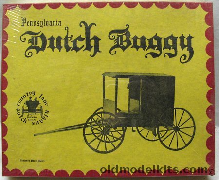 Country Lane Dutch Supply Pennsylvania Dutch Buggy -Mennonite Family Carriage, 1001 plastic model kit